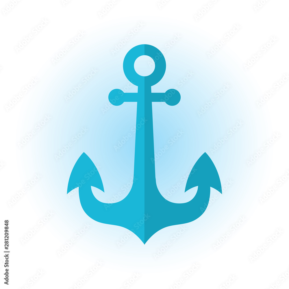 The anchor icon is made in vector. Isolated objects on white background. Flat vector. Icons for the Internet, websites, social networks. The anchor icon is made in vector. Isolated objects on white background. Flat vector. Icons for the Internet, websites, social networks.