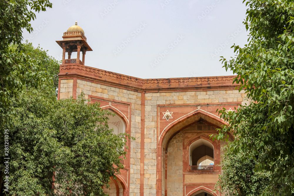 Entrance gate to Humayun Mausoleum, New Delhi, India