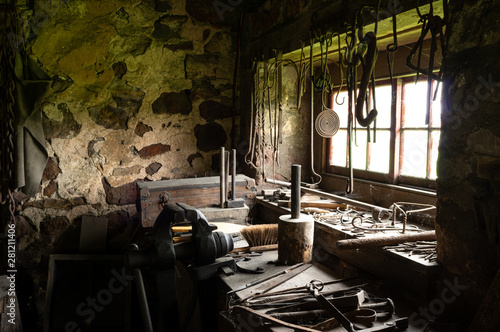 Inside Blacksmith Shop © World Travel Photos