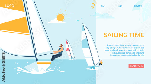 Sailing Time Banner, Team Struggle Regatta Ship
