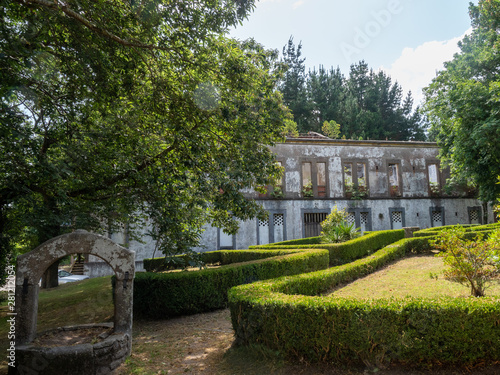 Landscape around the Santa Catalina Monastery in Ares, Galicia