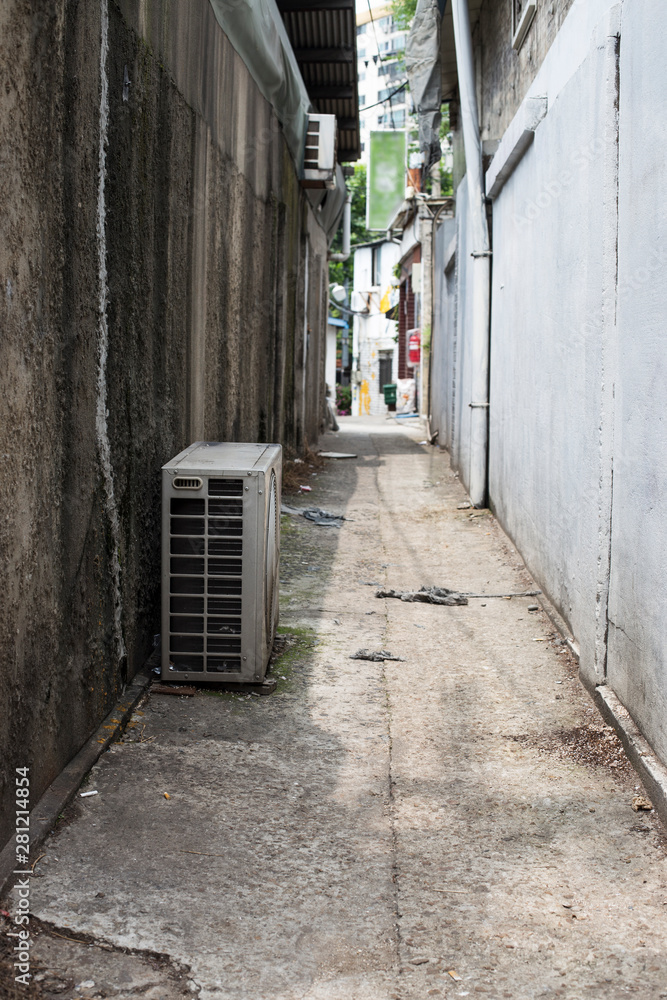 Old narrow alley Korea. streets and narrow alleyways of Korea. Old narrow alley Korea. streets and narrow alleyways of Korea.