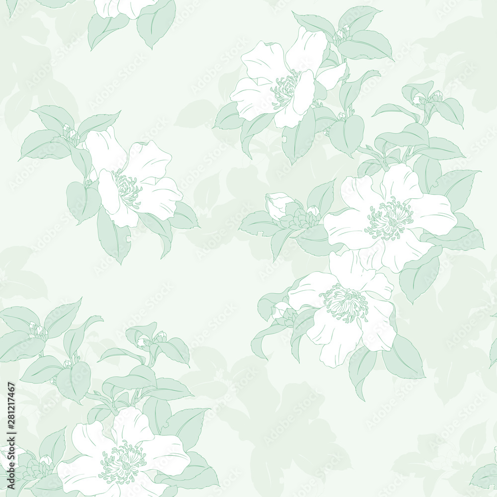 Modern fabric design pattern. Floral pattern for your design. Modern ...