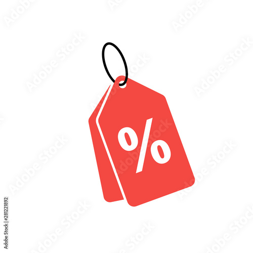 Sale tag icon vector