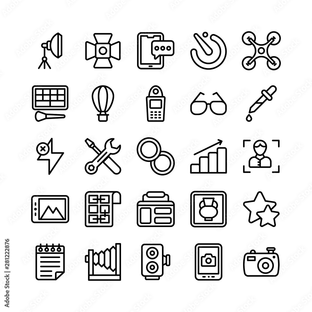 Digital Photography Icons Bundle Digital Photography Icons Bundle