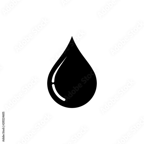 Drop water icon. simple flat vector illustration