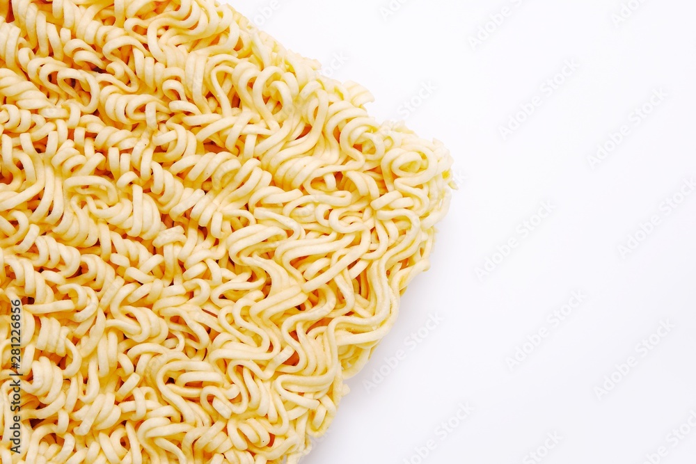 Close up instant noodle background Close up instant noodle background
