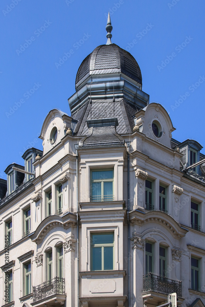 Historical architecture of Rosenheim - Old Town, Bavaria - Germany Historical architecture of Rosenheim - Old Town, Bavaria - Germany