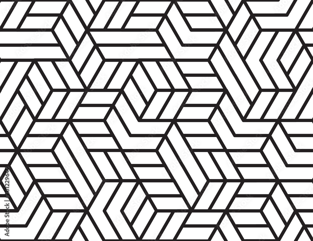 Abstract stripes, line vector seamless pattern. Neutral monochrome business background, black white color. Linear shapes, creative geometric ornament Abstract stripes, line vector seamless pattern. Neutral monochrome business background, black white color. Linear shapes, creative geometric ornament