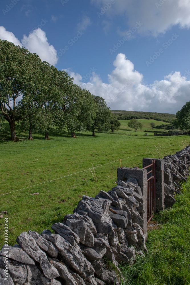 Countryside Ireland wall