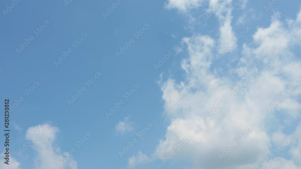Blue sky and White cloud. clear blue sky with plain white cloud with 4k resolution Blue sky and White cloud. clear blue sky with plain white cloud with 4k resolution