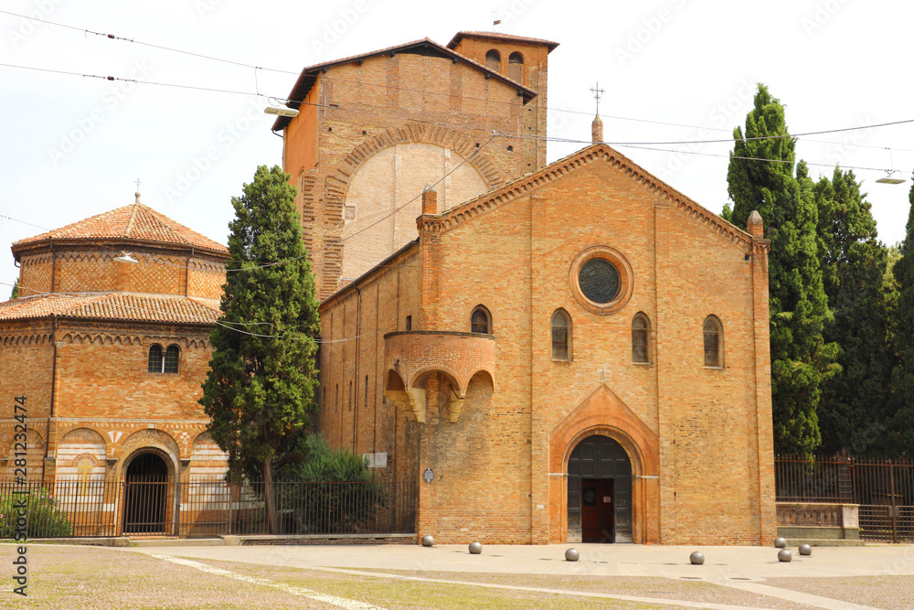 Fototapeta premium Santo Stefano Basilica in Bologna old medieval city in Italy
