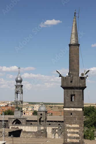 The Sheik Matar Mosque, Dort Ayakli Minare (Seyh Mutahhar Camii)- Diyarbakir Amed
