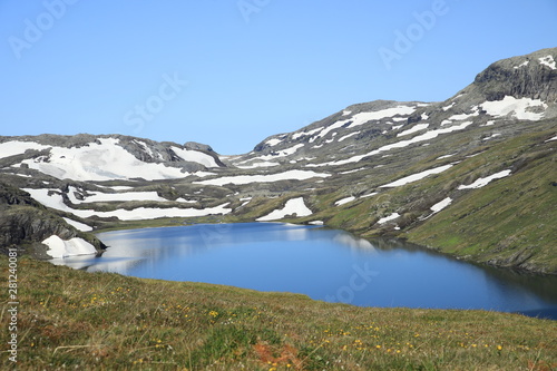 lake in the mountains