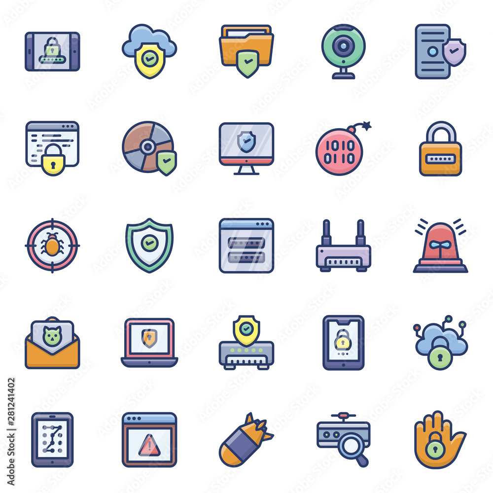 Cyber Hacking Icons Pack Cyber Hacking Icons Pack