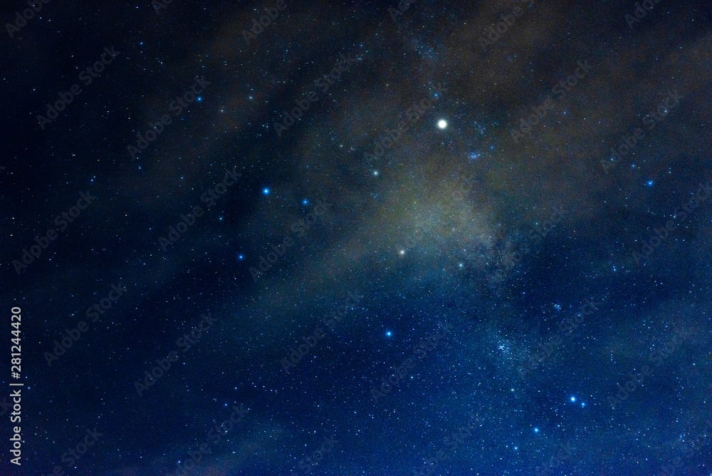 Milky way,galaxy,cosmos on dark sky Milky way,galaxy,cosmos on dark sky