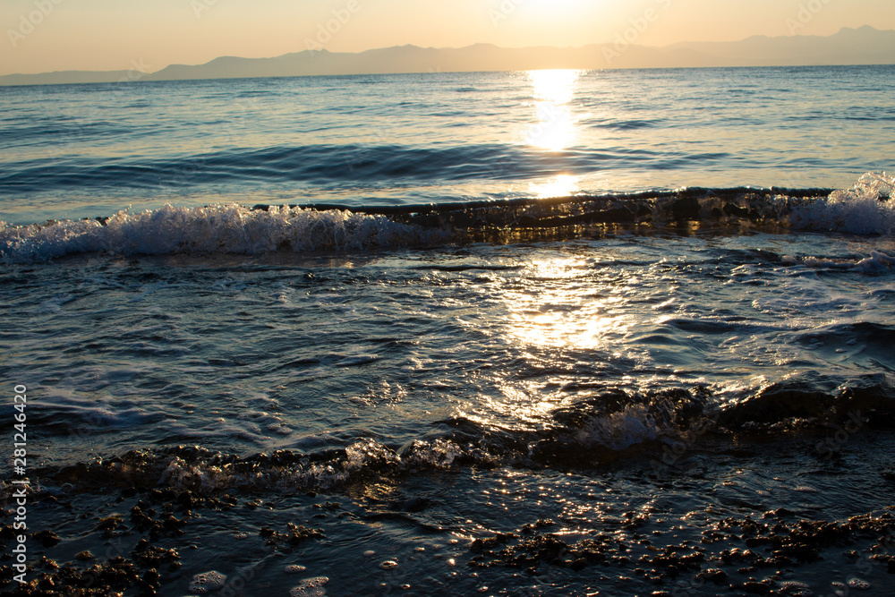 Obraz premium sunset over sea