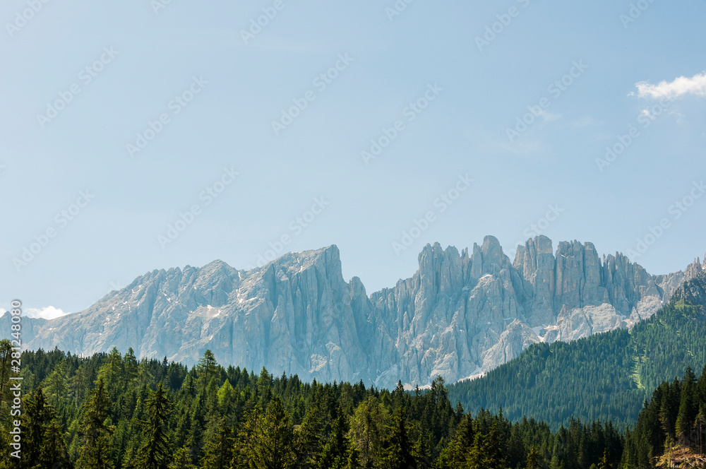 Dolomiten, Latemargruppe, Latemar, Latemarspitze, Gebirge, Alpinismus, Wanderweg, Südtirol, Sommer, Italien