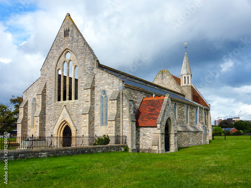 Royal garrison Church, aka Domus Dei, in Old Portsmouth - Portsmouth, Hampshire, UK