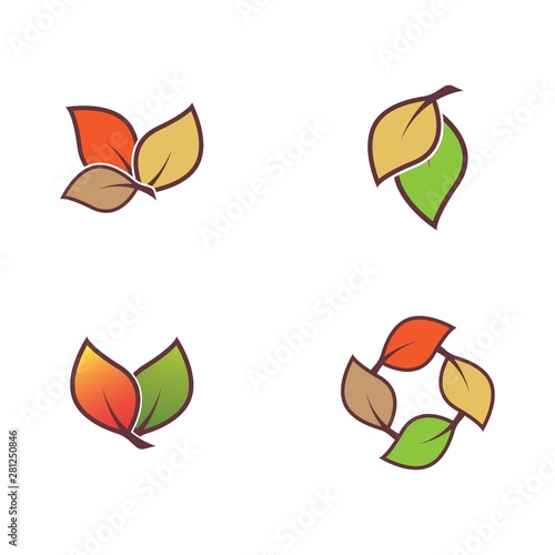 Autumn vector icon illustration