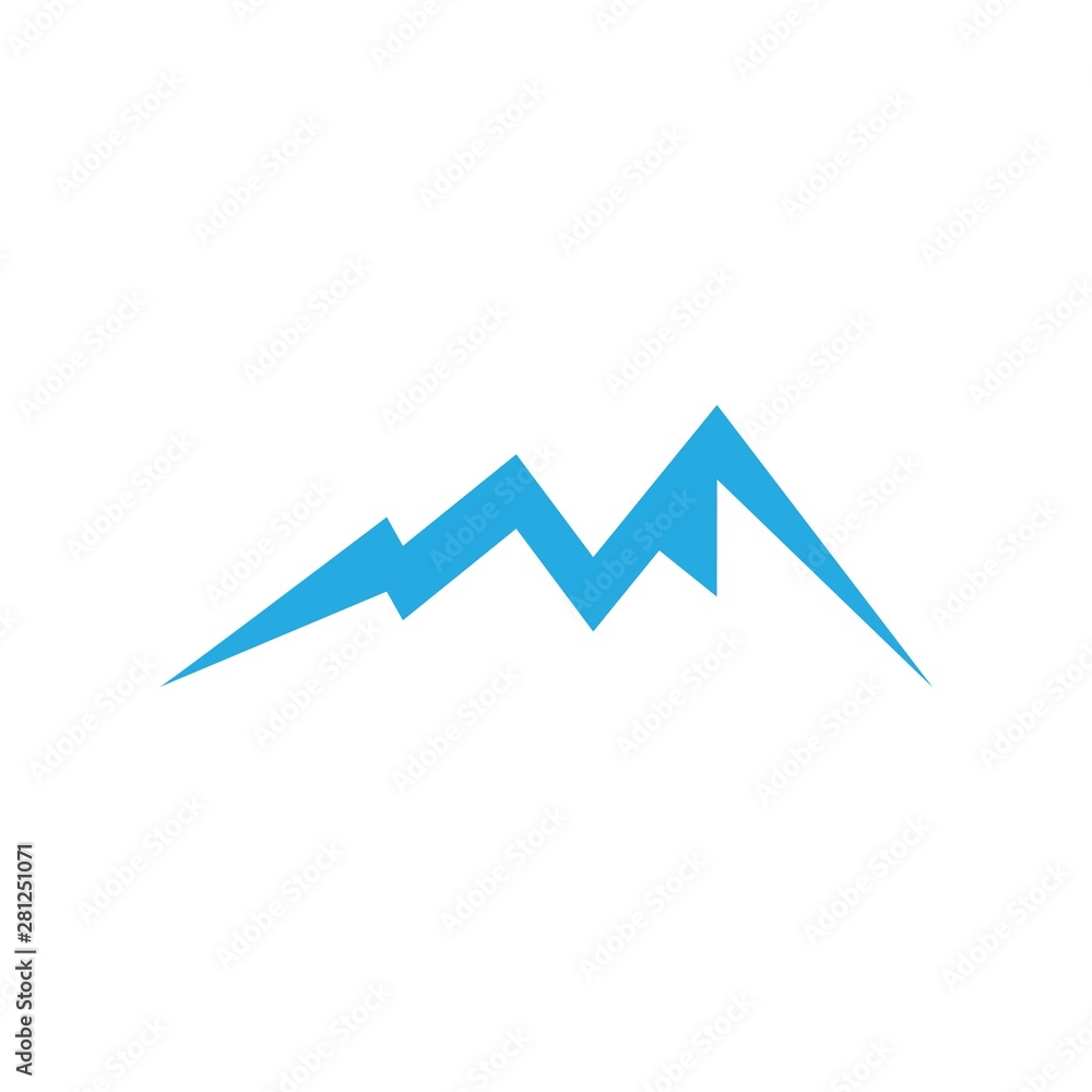 Mountain logo template vector icon illustration Mountain logo template vector icon illustration
