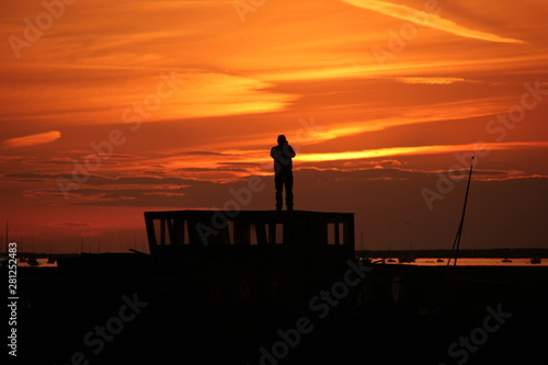Man at Sunset