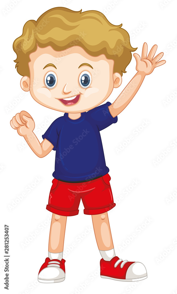 Cute happy smiling child isolated on white background Cute happy smiling child isolated on white background