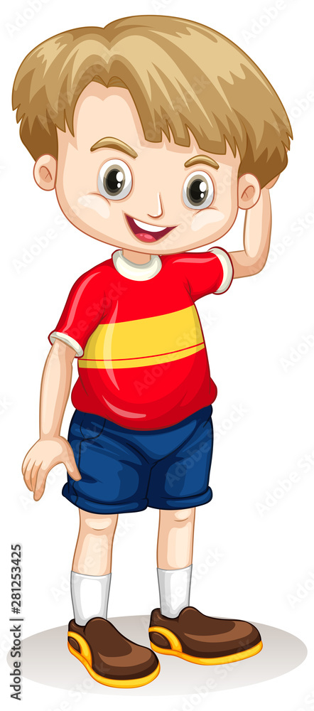 Cute happy smiling child isolated on white background Cute happy smiling child isolated on white background