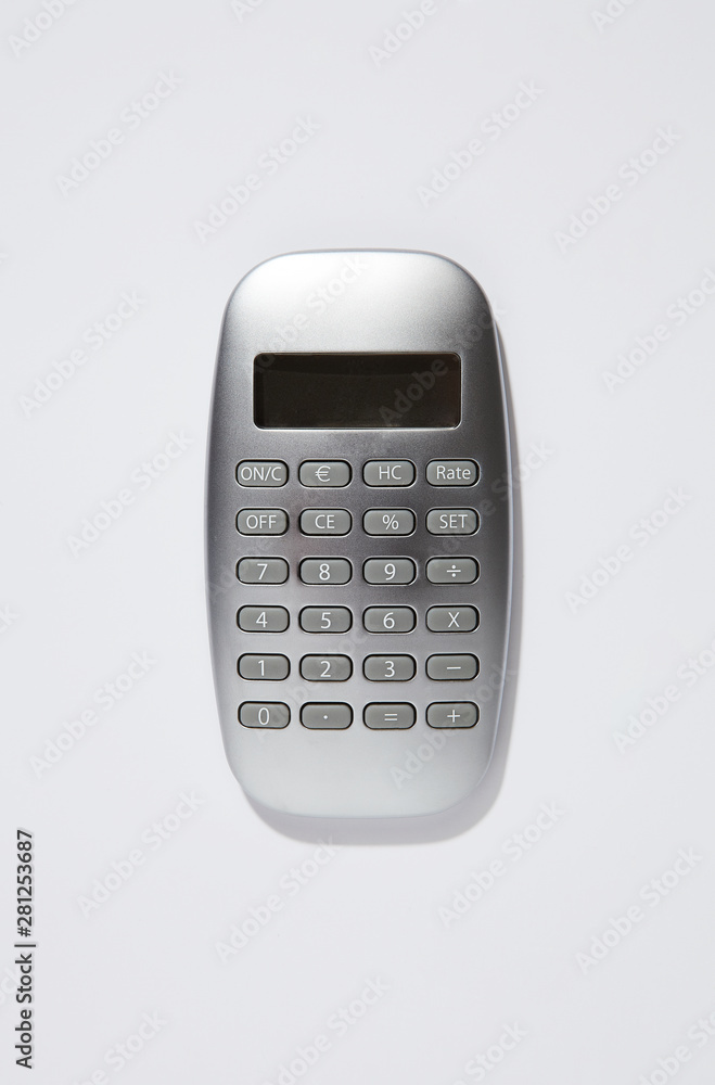 Calculator on white background. Calculator on white background.