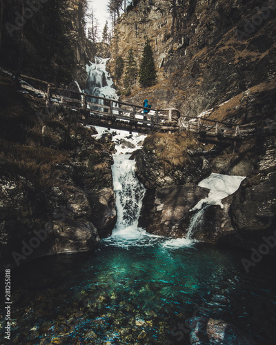 Cascata di Saent Dolomiti
