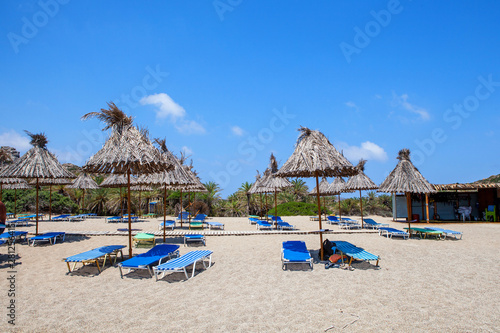 Vai beautiful beach. Crete  Greece.