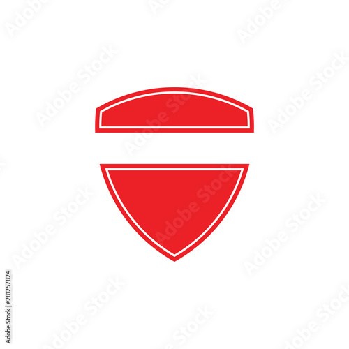 badge shield simple frame logo vector Free Download badge shield simple frame logo vector - GFXLoad