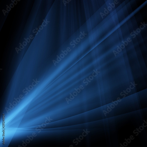 Abstract blue ardent background light and shadow