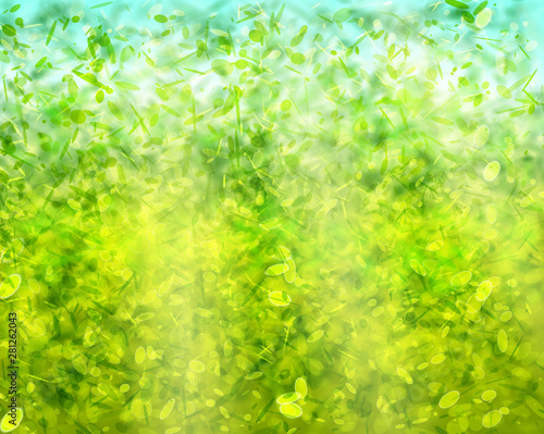 Green soft decor eco texture light background.