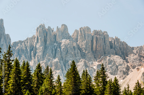 Dolomiten, Latemargruppe, Latemar, Gebirge, Alpinismus, Klettersport, Wanderweg, Südtirol, Sommer, Italien photo