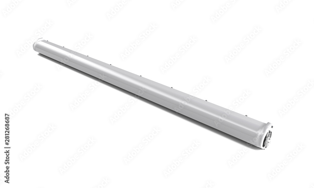 fluorescent lamp 3d render on a white background fluorescent lamp 3d render on a white background