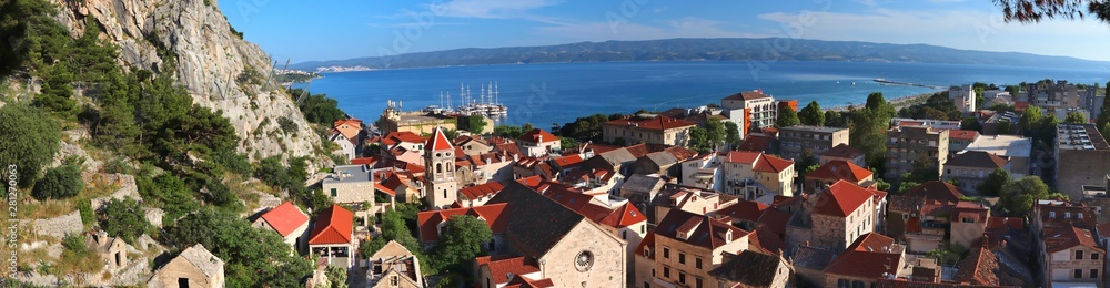 Omis panorama, Croatia