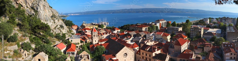 Omis panorama, Croatia Omis panorama, Croatia