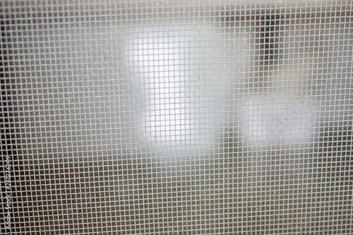 mosquito net wire screen close up on house window protection against insect