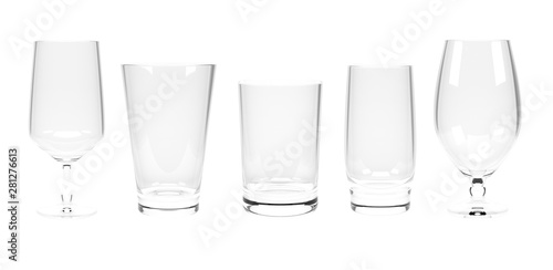 Water glasses. Set