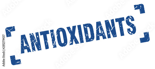 antioxidants stamp. antioxidants square grunge sign. antioxidants