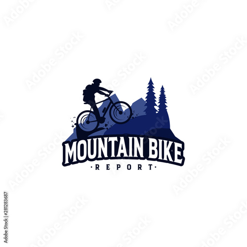 Mountain Bike Logo Vectors