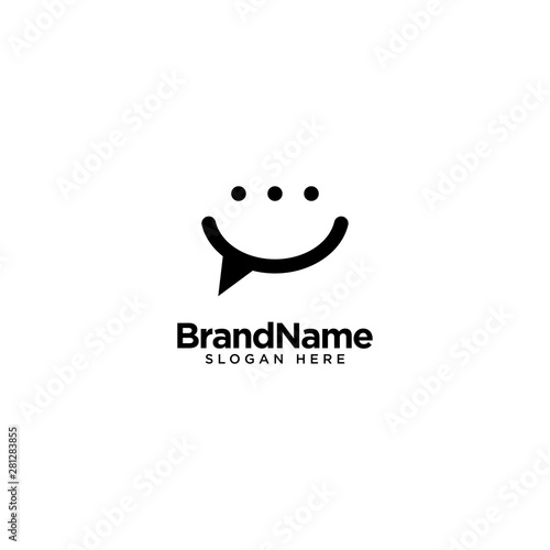 Smile Chat Logo Design Inspiration