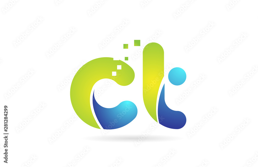ct c t blue green combination alphabet letter logo icon design ct c t blue green combination alphabet letter logo icon design