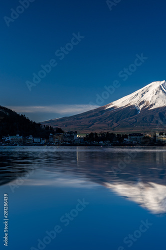 Mt. Fuji at kawaguchiko Fujiyoshida, Japan.