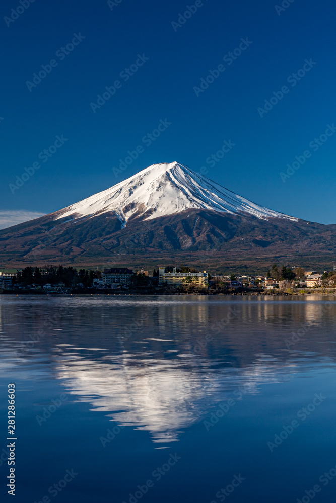 Mt. Fuji at kawaguchiko Fujiyoshida, Japan.