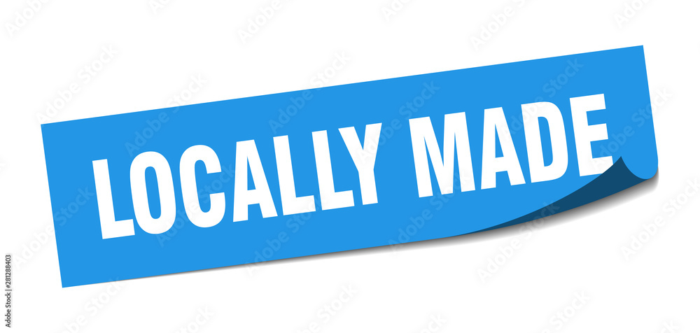 locally made sticker. locally made square isolated sign. locally made locally made sticker. locally made square isolated sign. locally made