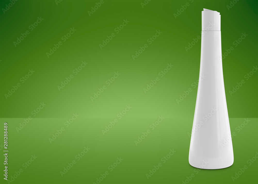 3d image bottle shampoo. 3d plastic capacity render. 3d image bottle shampoo. 3d plastic capacity render.