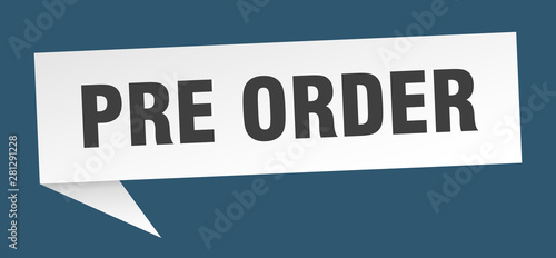 pre order