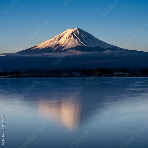 Mt. Fuji at kawaguchiko Fujiyoshida, Japan.